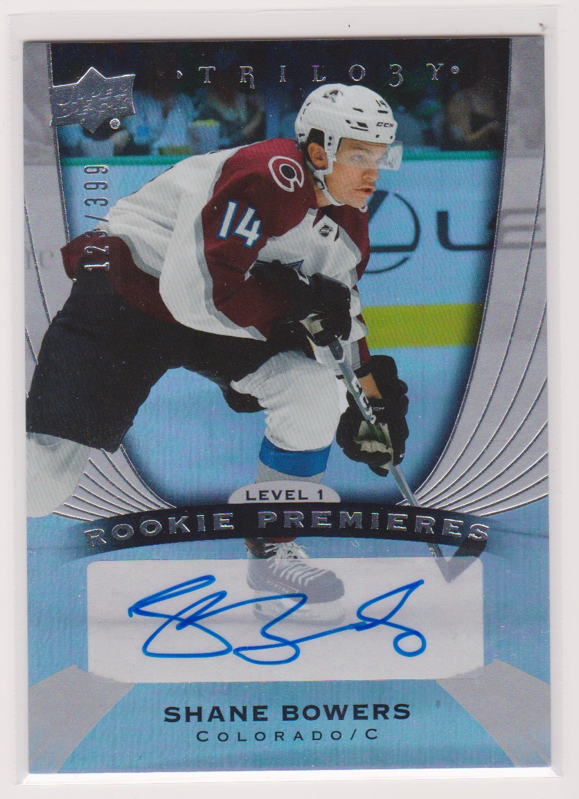 (image for) 2020-21 Upper Deck Trilogy Silver AUTO RC #69 Shane Bowers
